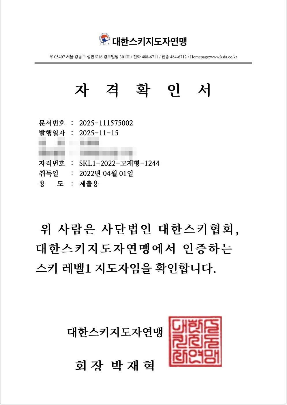 스키 레벨1