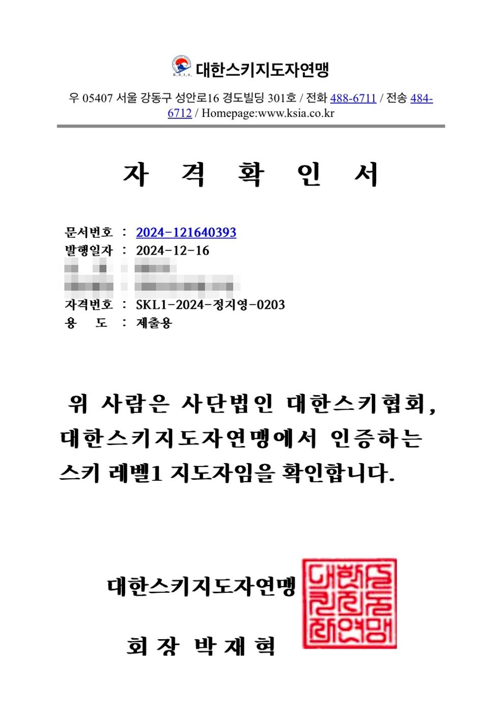 스키 레벨1