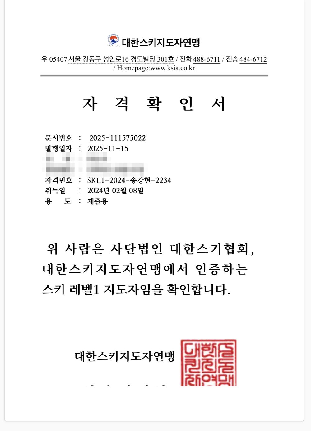 스키 레벨1
