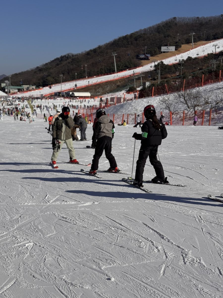 그룹 스키 레슨